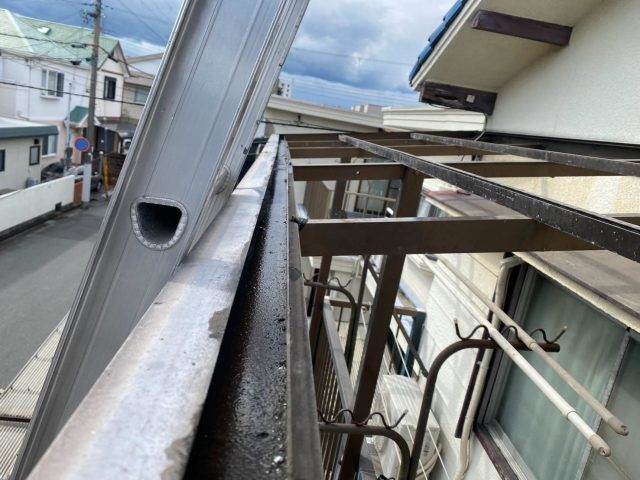 加古川市でフレームの清掃